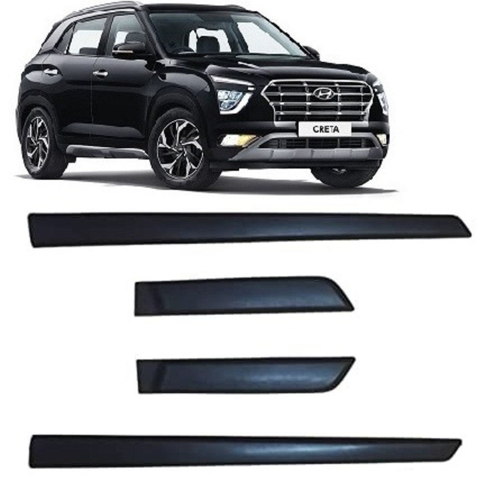 Side Door Beading Door Protector Accessories for Creta New Black